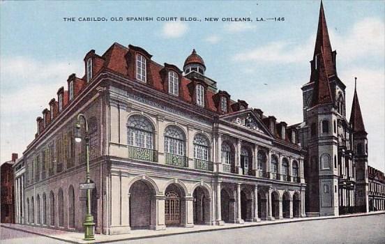 Louisianas New Orleans The Cabildo Old Spanish Court Building