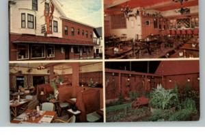 Bar Harbor ME Hotel Restaurant Postcard