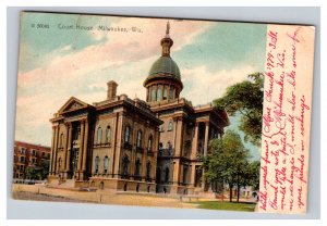 Vintage 1908 Postcard Court House Milawukee, Wisconsin