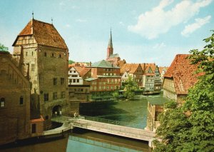 Vintage Postcard Historisches Luneburg Bei Der Abtmuhle L??neburg Germany GE