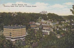 Arkansas Eureka Springs Showing Basin Park And Crescent Hotels