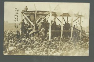 Mitchell SOUTH DAKOTA RP 1908 PRESIDENT TAFT Campaign Campaigning CROWD