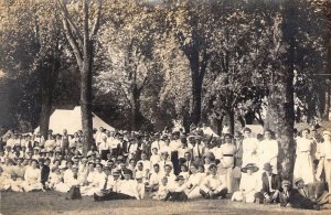 RPPC, c.'12, Chautaqua Grounds, Camp Point, IL, from Quincy IL, #4,Old Post Card