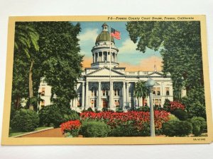 Vintage Postcards 1943 Fresno County Court House, Fresno, California (CA)