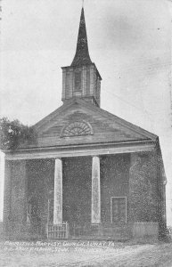 PRIMITIVE BAPTIST CHURCH LURAY VIRGINIA POSTCARD 1908