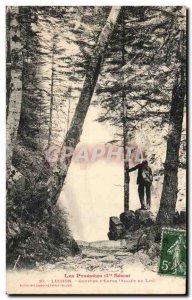 Old Postcard Luchon Abyss d & # 39enfer (valley of the Lys)