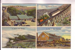 Train and Station, Mt Washington, White Mountains, New Hampshire