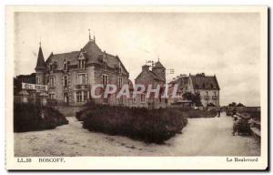 Old Postcard Roscoff The Boulevard