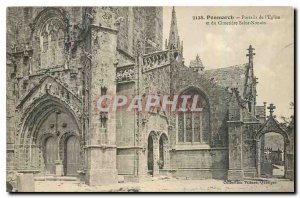 Old Postcard Penmarch gates of the Church and the Cemetery Saint Nonain