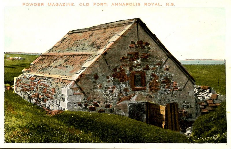 Canada - Nova Scotia, Annapolis Royal. Powder Magazine, Old Fort