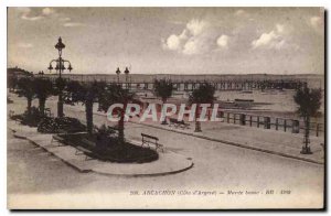 Old Postcard Arcachon Silver low Maree Riviera