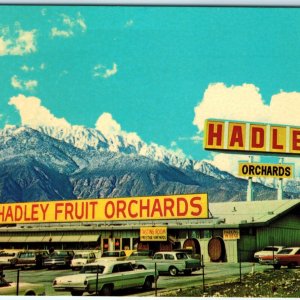c1970s Cabazon, CA Hadley's Fruit & Nut Orchards Postcard Palm Springs Hwy A91