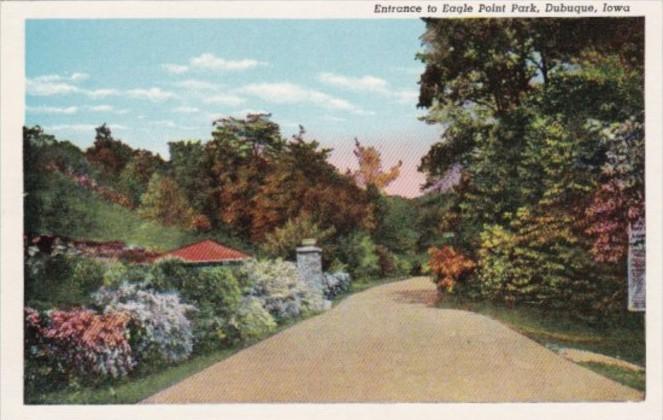 Iowa Dubuque Eagle Point Park Entrance