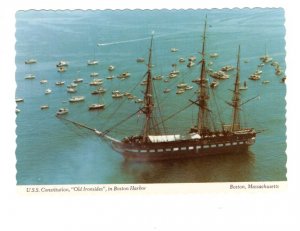 USS Constitution, Yachts, Boston Harbor, Massachusetts,