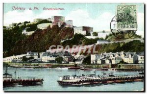 Old Postcard Ehrenbreitstein Coblenz A Rh