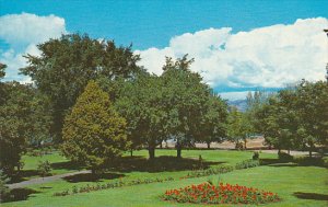 Beautiful Park Along Thompson River Kamloops British Columbia Canada