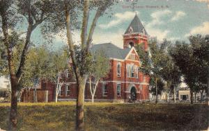 Roswell New Mexico Court House Street View Antique Postcard K92031