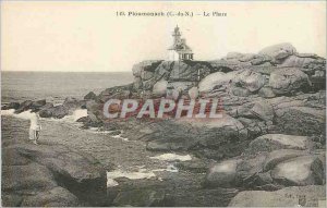 Old Postcard C N Ploumanach Le Phare