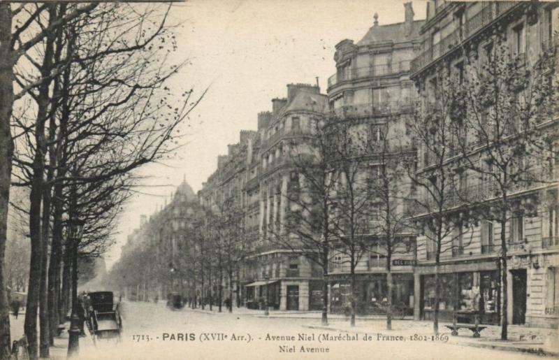 CPA AK PARIS 17e Avenue niel (158518)