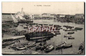 Algiers Old Postcard L & # 39amiraute (boats boats)