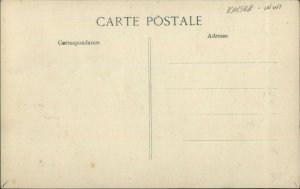 WWI Anti Germany Propaganda Kaiser Impaled Comic c1915 Postcard