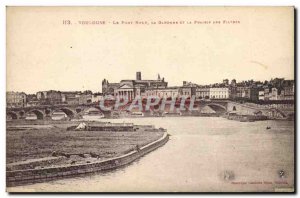 Old Postcard Toulouse Pont Neuf And The Garonne La Prairie filters