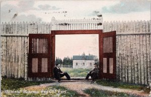 Gates of Hudson's Bay Fort Canada c1909 Postcard H55