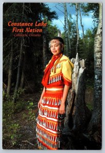 Jingle Dress Dancer, Constance Lake First Nation, Calstock, Ontario, Postcard