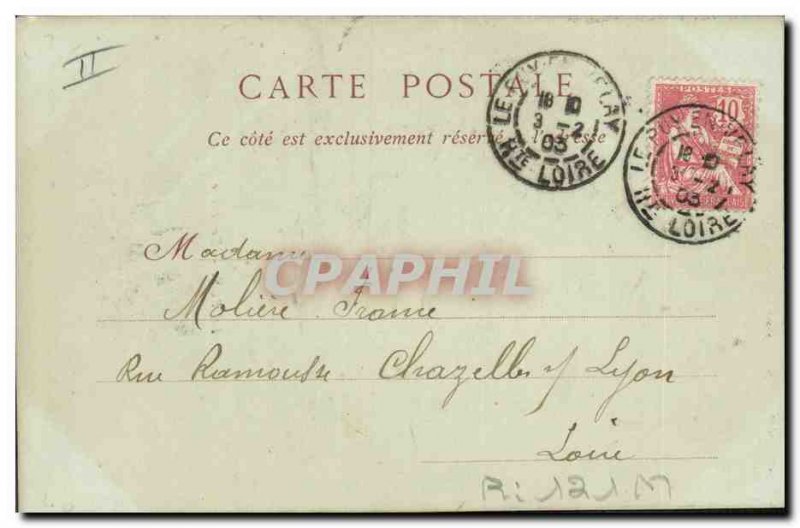 Postcard Old Lace Dentelliere Le Puy