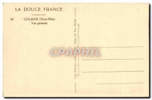 Old Postcard Colmar Vue Generale