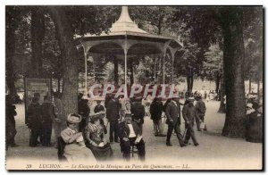 Luchon - The Kiosk of Music at the Parc des Quinconces - Old Postcard