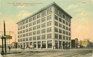 C-1910 Oklahoma City Oklahoma Miller Bros Department Store Postcard Kress 11366