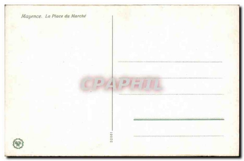 Postcard Old Hands Der Markt