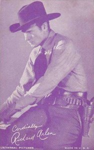 Cowboy Arcade Card Richard Arlen