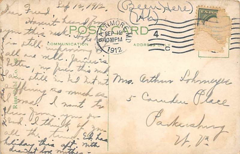 Riverview Park, Band Stand Baltimore, Maryland MD