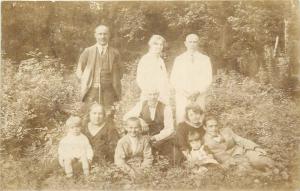 Photo postcard Romania social history Romania Banat people 1920s