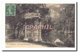 Paris (8th) Postcard Ancient Ruins Parc Monceau