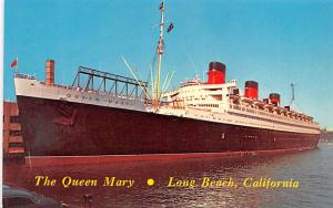 The Queen Mary, Long Beach, California White Star Line Cunard Ship Unused 