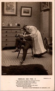 Bamforth Couple Needles and Pins 3