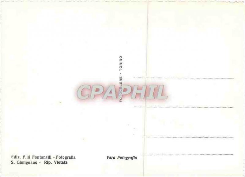 Postcard Modern S Gimignano viste Torri della Rocca