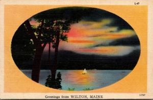 Maine Greetings From Wilton