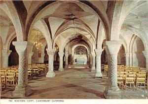 Bg32830 the western crypt canterbury cathedral   ireland