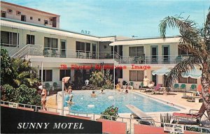 FL, Clearwater Beach, Florida, Sunny Motel, Swimming Pool,Dexter Press No 46795C