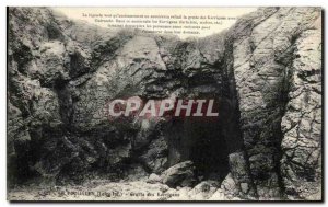 Old Postcard Pouliguen The Goblins Cave