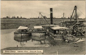 PC CPA ARGENTINA, BAHIA BLANCA, INGENIERO WHITE, VINTAGE POSTCARD (b11532)