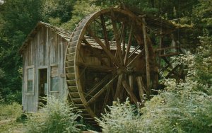 Vintage Postcard The Old Mill Appalachian Mountain Water Mills Grinding Corn