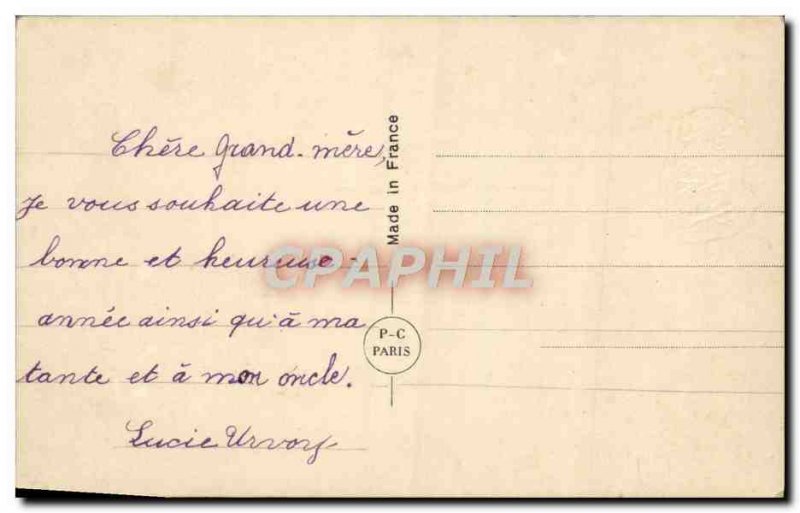 Old Postcard Fantasy Christmas Angels