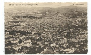 Postcard General View Wellington New Zealand