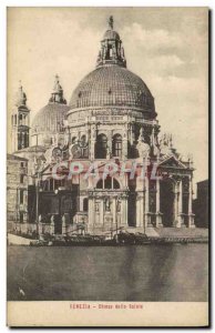 Old Postcard Venezia Chiesa della Salute