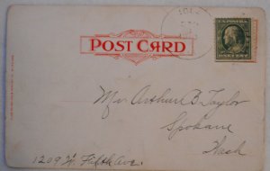 Aqueduct Road  Ogdensburg, WI  postmark 1910